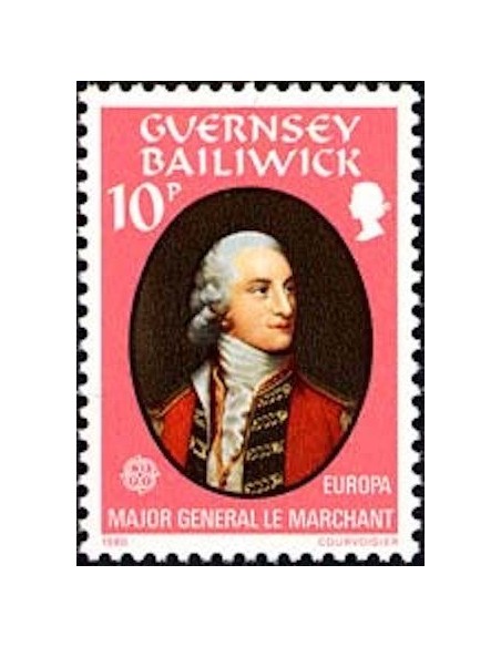Timbre Poste Europa Ile de Guernesey N° 0199 N** philatelie foxtimbre