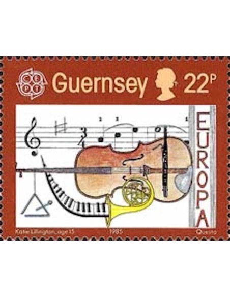 Timbre Poste Europa Ile de Guernesey N° 0323 N** philatelie foxtimbre