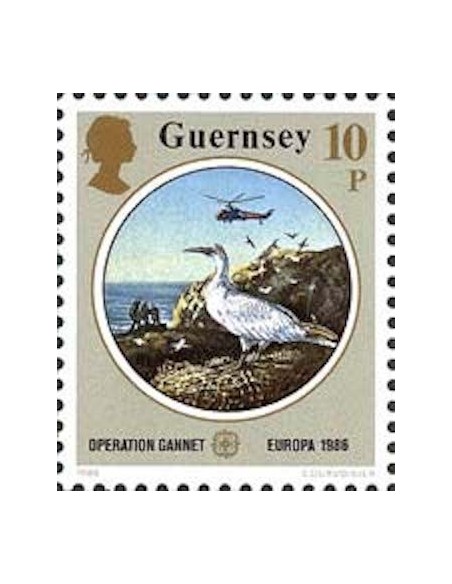 Timbre Poste Europa Ile de Guernesey N° 0359 N** philatelie foxtimbre