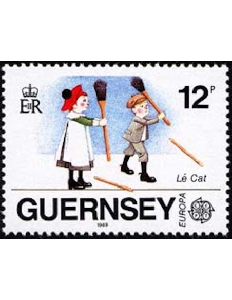 Timbre Poste Europa Ile de Guernesey N° 0451 N** philatelie foxtimbre