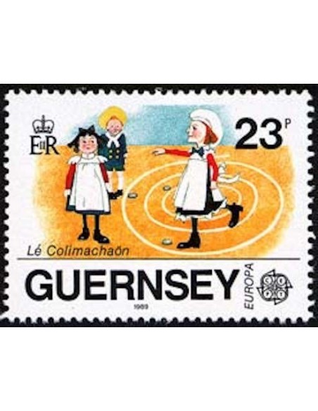 Timbre Poste Europa Ile de Guernesey N° 0453 N** philatelie foxtimbre