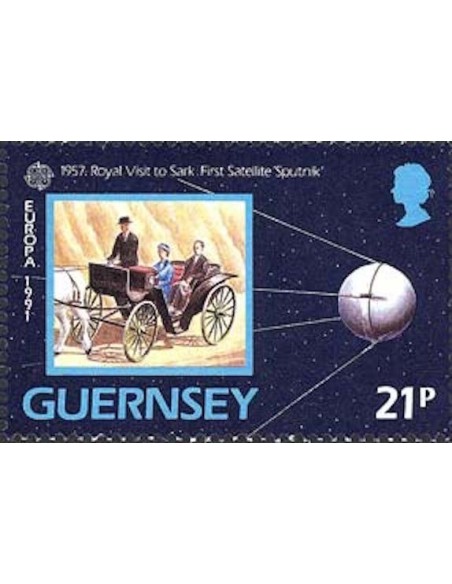 Timbre Poste Europa Ile de Guernesey N° 0521 N** philatelie foxtimbre