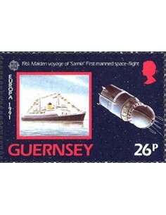 Timbre Poste Europa Ile de Guernesey N° 0522 N** philatelie foxtimbre