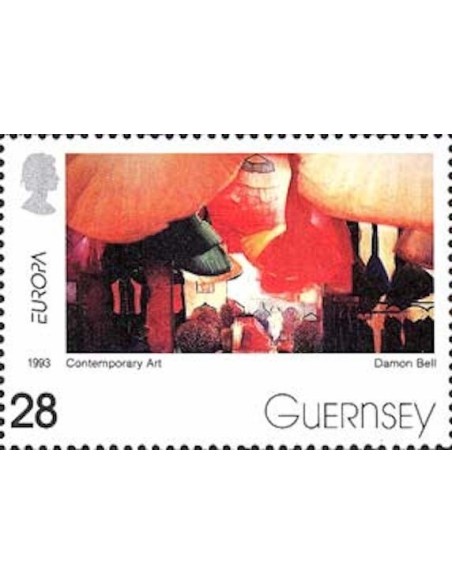 Timbre Poste Europa Ile de Guernesey N° 0619 N** philatelie foxtimbre