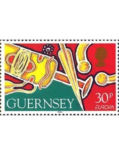 Timbre Poste Europa Ile de Guernesey N° 0646 N** philatelie foxtimbre