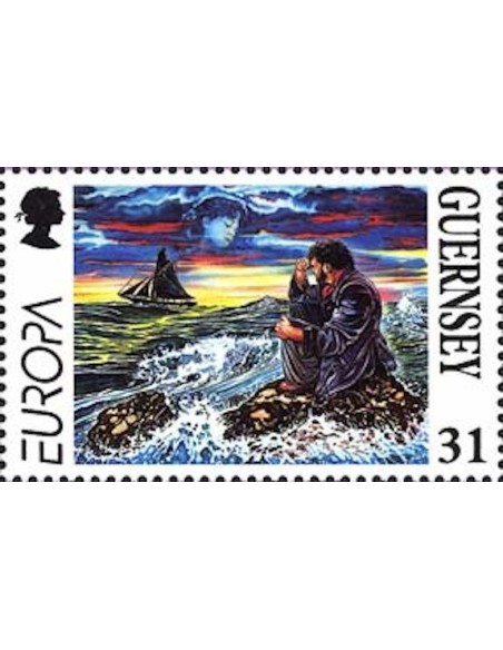 Timbre Poste Europa Ile de Guernesey N° 0745 N** philatelie foxtimbre