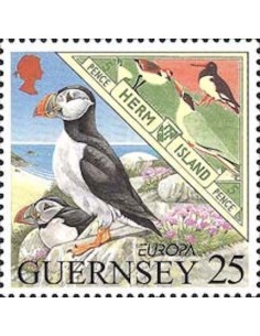 Timbre Poste Europa Ile de Guernesey N° 0820 N** philatelie foxtimbre