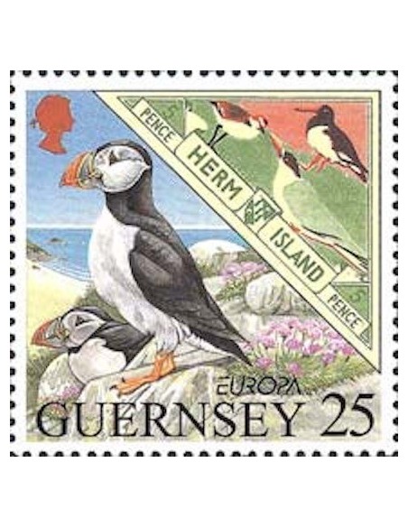 Timbre Poste Europa Ile de Guernesey N° 0820 N** philatelie foxtimbre