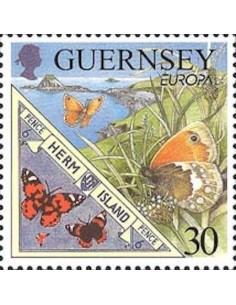 Timbre Poste Europa Ile de Guernesey N° 0821 N** philatelie foxtimbre