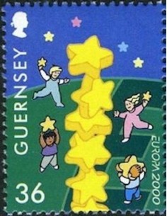 Timbre Poste Europa Ile de Guernesey N° 0864 N** philatelie foxtimbre