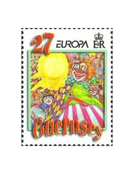 Timbre Poste Europa Ile de Guernesey N° 0929 N** philatelie foxtimbre