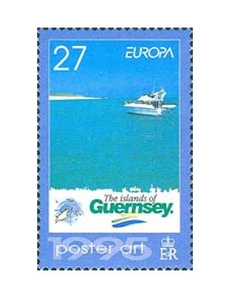 Timbre Poste Europa Ile de Guernesey N° 0977 N** philatelie foxtimbre