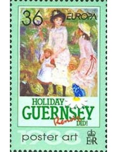Timbre Poste Europa Ile de Guernesey N° 0978 N** philatelie foxtimbre