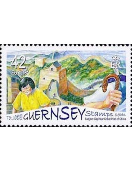 Timbre Poste Europa Ile de Guernesey N° 1100 N** philatelie foxtimbre