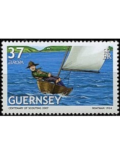 Timbre Poste Europa Ile de Guernesey N° 1140 N** philatelie foxtimbre