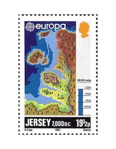 Timbre Poste Europa Ile de Jersey N° 0274 N** philatelie foxtimbre
