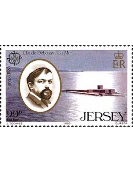 Timbre Poste Europa Ile de Jersey N° 0343 N** philatelie foxtimbre