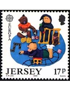 Timbre Poste Europa Ile de Jersey N° 0474 N** philatelie foxtimbre