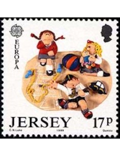 Timbre Poste Europa Ile de Jersey N° 0475 N** philatelie foxtimbre