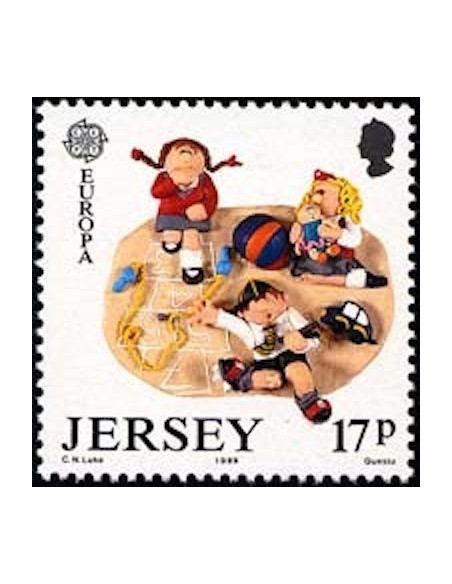 Timbre Poste Europa Ile de Jersey N° 0475 N** philatelie foxtimbre