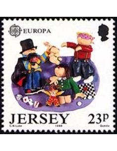 Timbre Poste Europa Ile de Jersey N° 0477 N** philatelie foxtimbre