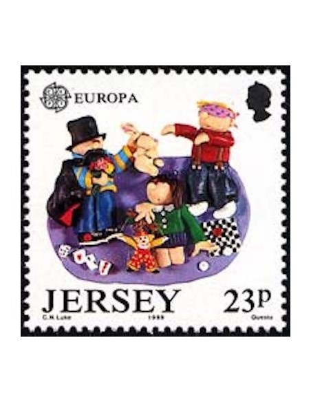 Timbre Poste Europa Ile de Jersey N° 0477 N** philatelie foxtimbre