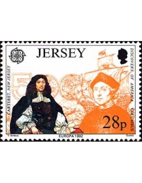 Timbre Poste Europa Ile de Jersey N° 0573 N** philatelie foxtimbre