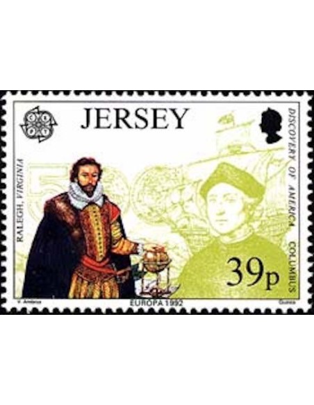 Timbre Poste Europa Ile de Jersey N° 0574 N** philatelie foxtimbre