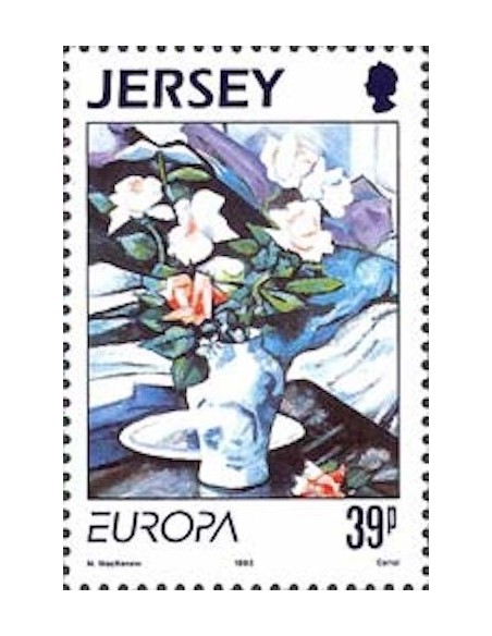 Timbre Poste Europa Ile de Jersey N° 0608 N** philatelie foxtimbre