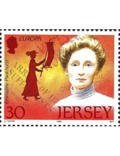 Timbre Poste Europa Ile de Jersey N° 0734 N** philatelie foxtimbre
