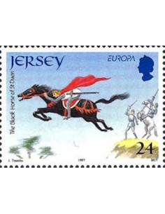 Timbre Poste Europa Ile de Jersey N° 0777 N** philatelie foxtimbre