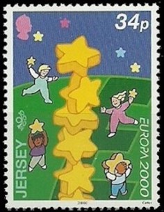 Timbre Poste Europa Ile de Jersey N° 0922 N** philatelie foxtimbre
