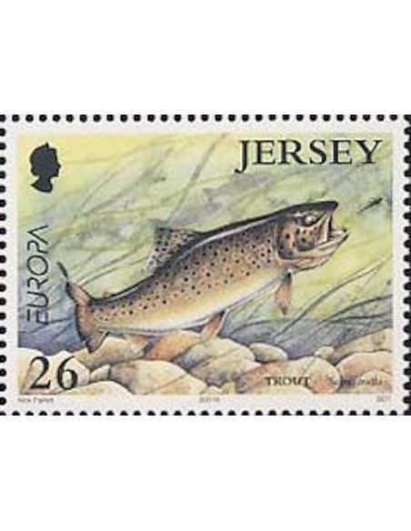 Timbre Poste Europa Ile de Jersey N° 0984 N** philatelie foxtimbre