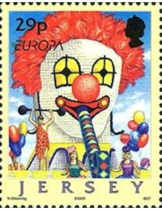 Timbre Poste Europa Ile de Jersey N° 1019 N** philatelie foxtimbre