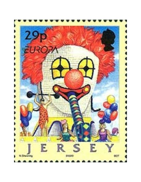 Timbre Poste Europa Ile de Jersey N° 1019 N** philatelie foxtimbre
