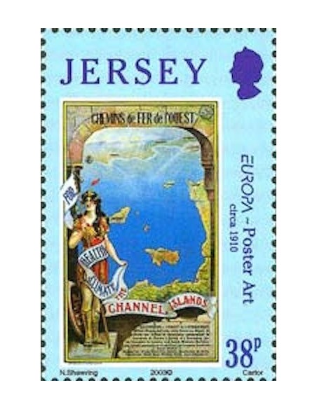 Timbre Poste Europa Ile de Jersey N° 1084 N** philatelie foxtimbre