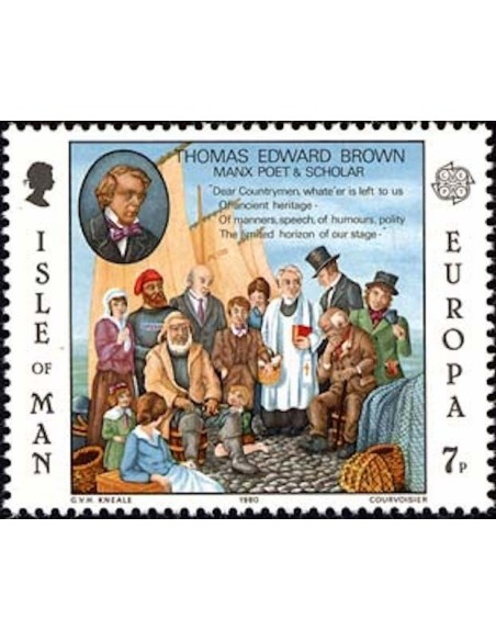 Timbre Poste Europa Ile de Man N° 0157 N** philatelie foxtimbre