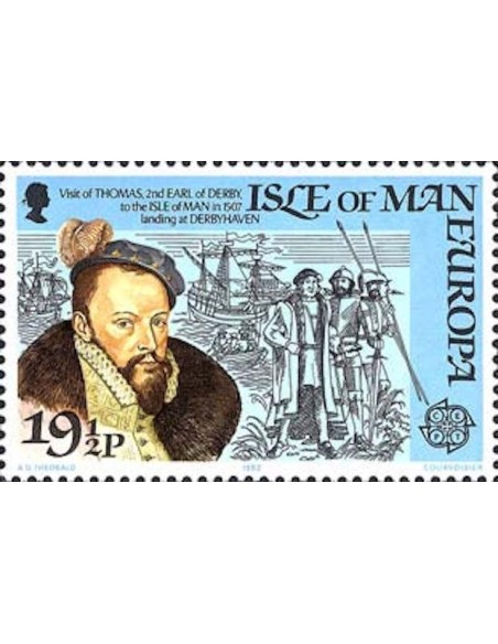 Timbre Poste Europa Ile de Man N° 0204 N** philatelie foxtimbre