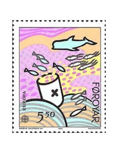 Timbre Poste Europa Iles Feroe N° 0129 N** philatelie foxtimbre