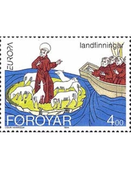 Timbre Poste Europa Iles Feroe N° 0254 N** philatelie foxtimbre