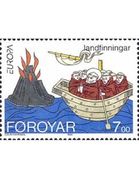 Timbre Poste Europa Iles Feroe N° 0255 N** philatelie foxtimbre