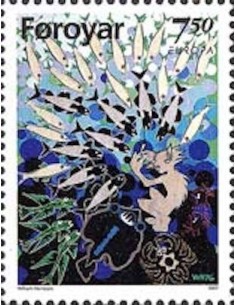 Timbre Poste Europa Iles Feroe N° 0314 N** philatelie foxtimbre