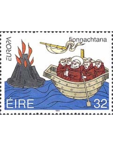 Timbre Poste Europa Irlande N° 0858 N** philatelie foxtimbre