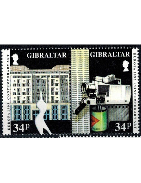 Gibraltar N° 0665/666 N**
