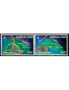 Timbre Poste Europa Gibraltar N° 0694/695 N** philatelie foxtimbre