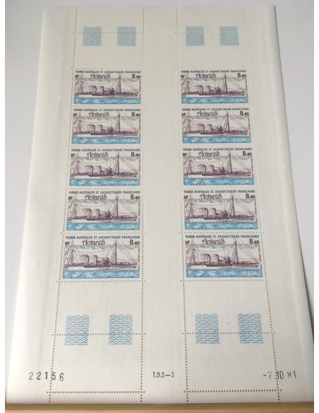 Feuille du TAAF N° PA070