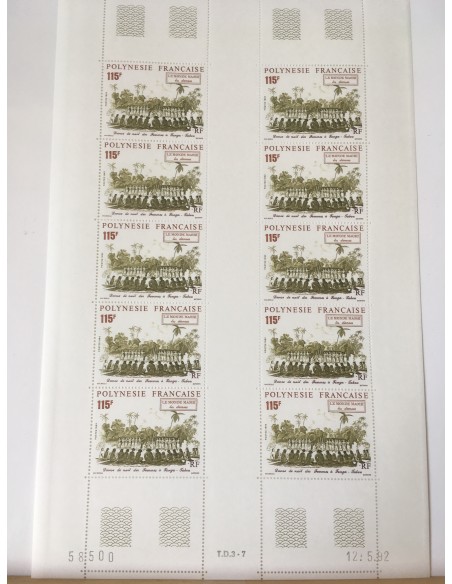 Feuille du Polynésie N° 412