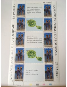 Feuille du Polynésie N° 367A