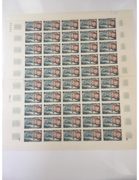 Feuille Complete du N° 1523 x50 Neuf  **