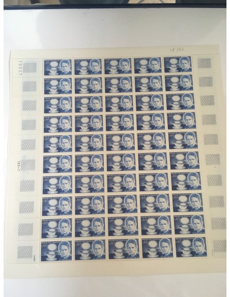 Feuille Complete du N° 1533 x50 Neuf  **